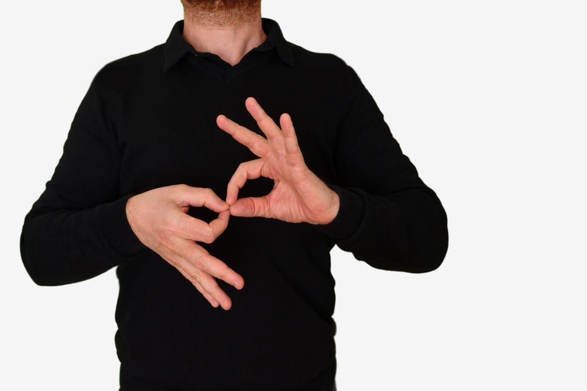 hand sign language