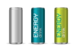 Image of generic cans of energy drinks